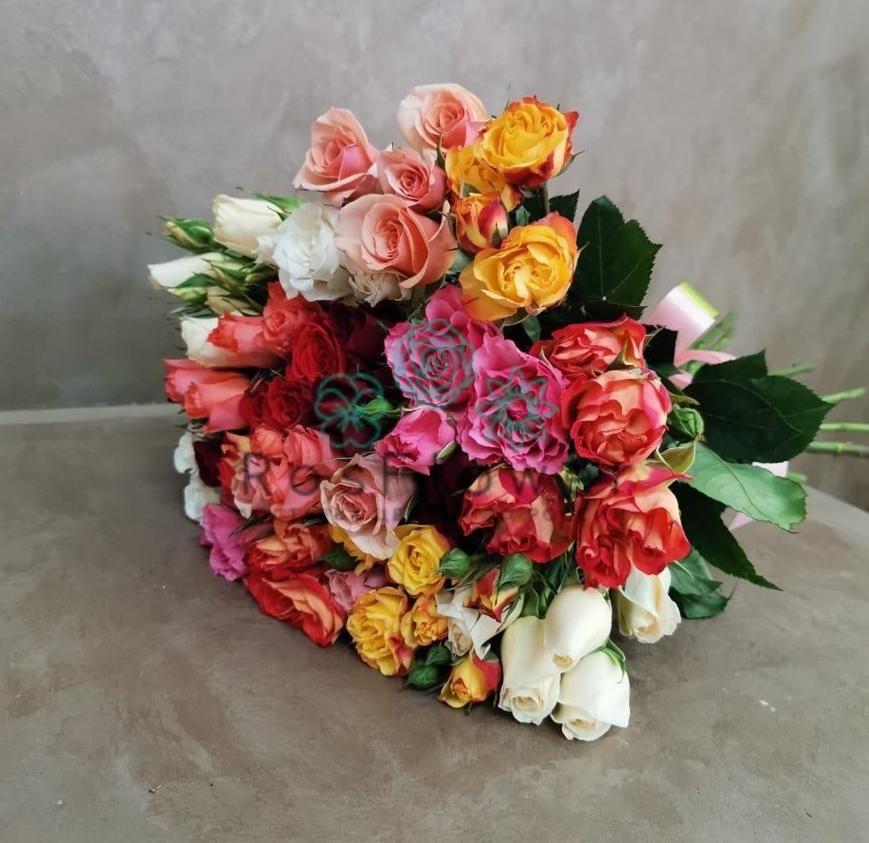 Букет цветов из: Розы в Корфовский