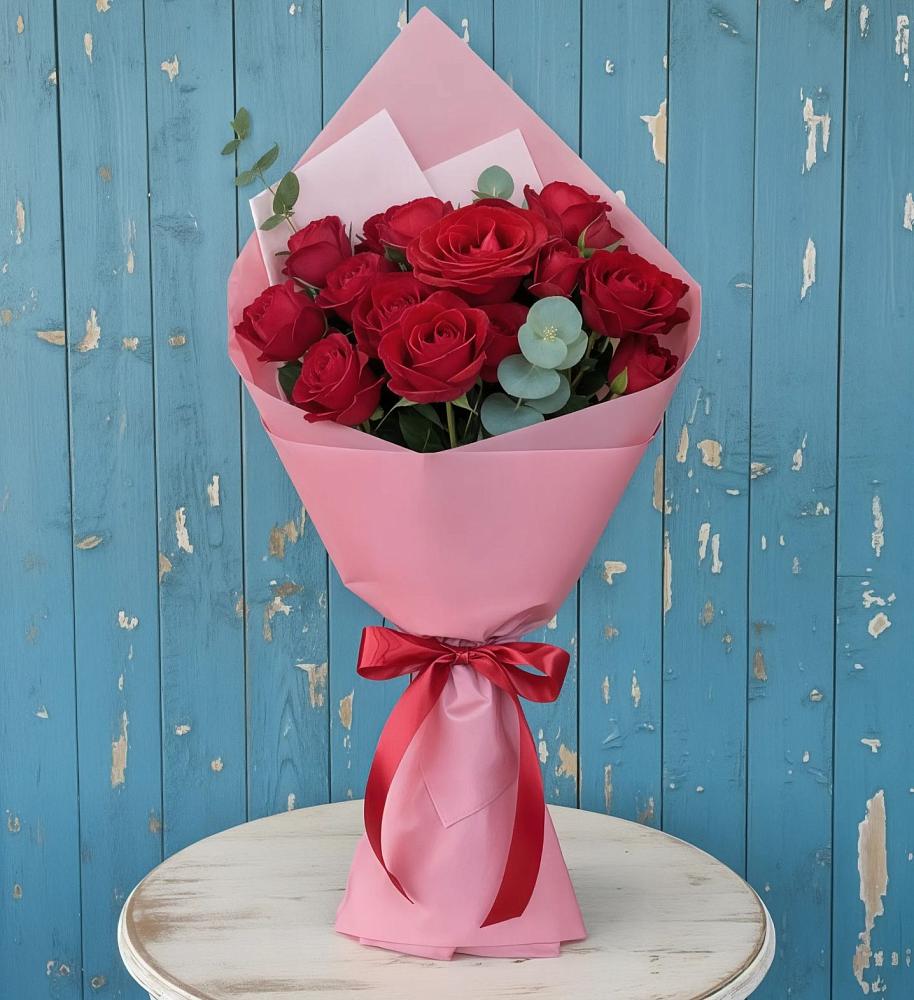 Букет цветов из: Розы в Корфовский