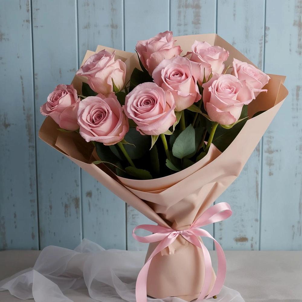 Букет цветов из: Розы в Корфовский