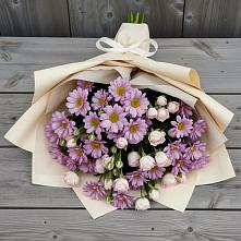 Букет цветов из:  Розы и Хризантемы #REPLACE_PRED# Корфовский