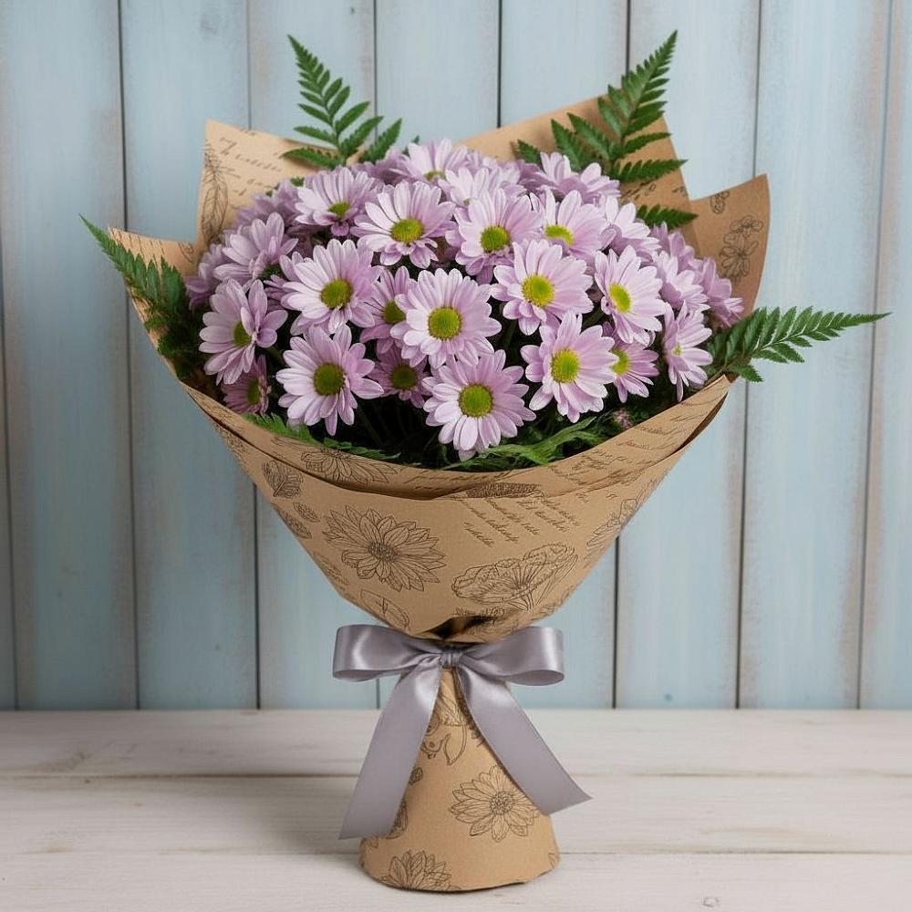 Букет цветов из: Хризантемы в Корфовский