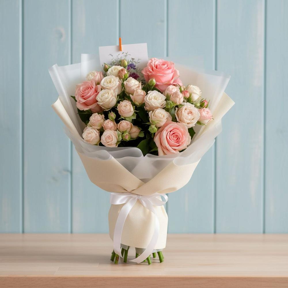 Букет цветов из: Розы в Корфовский