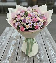 Букет цветов из:  Розы и Хризантемы #REPLACE_PRED# Корфовский