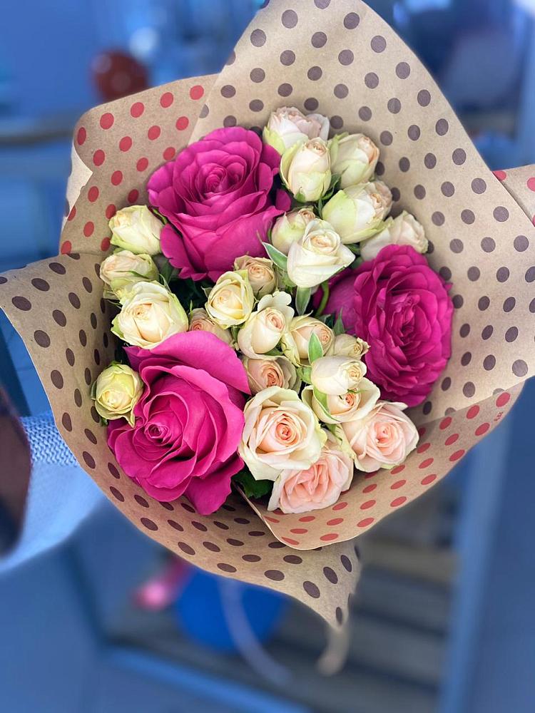 Букет цветов из: Розы в Корфовский