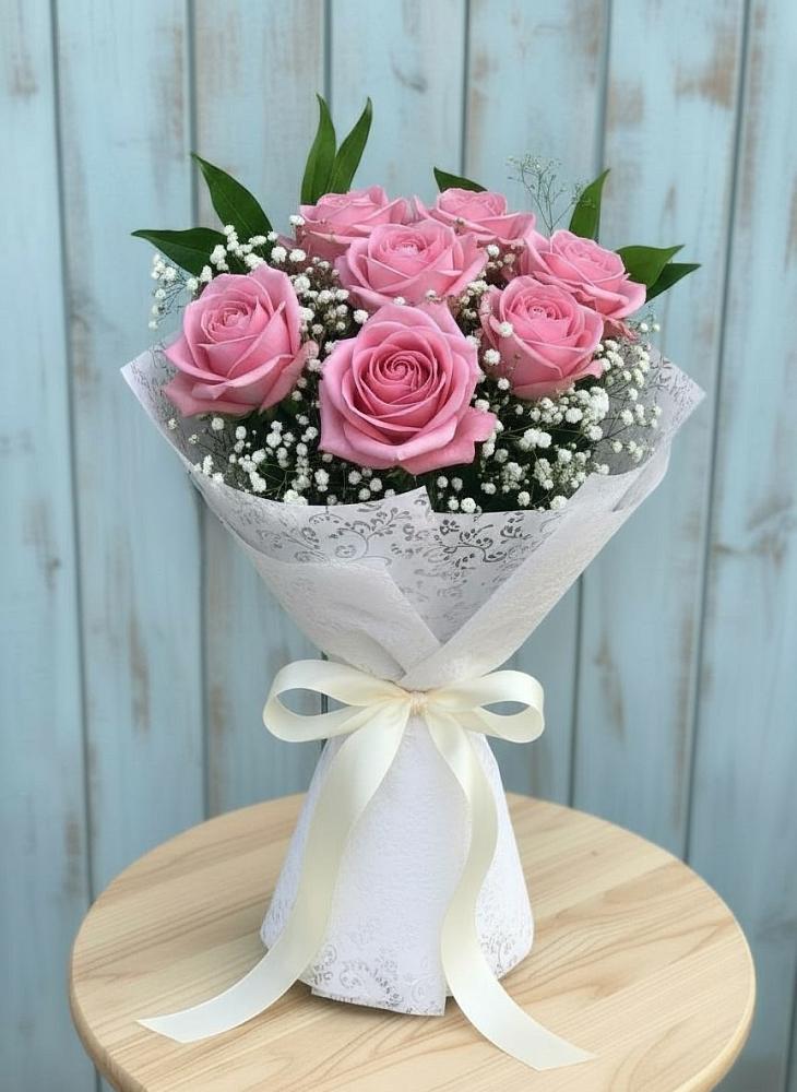 Букет цветов из: Розы в Корфовский