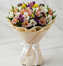 Букет цветов из:  Альстромерии в Корфовский