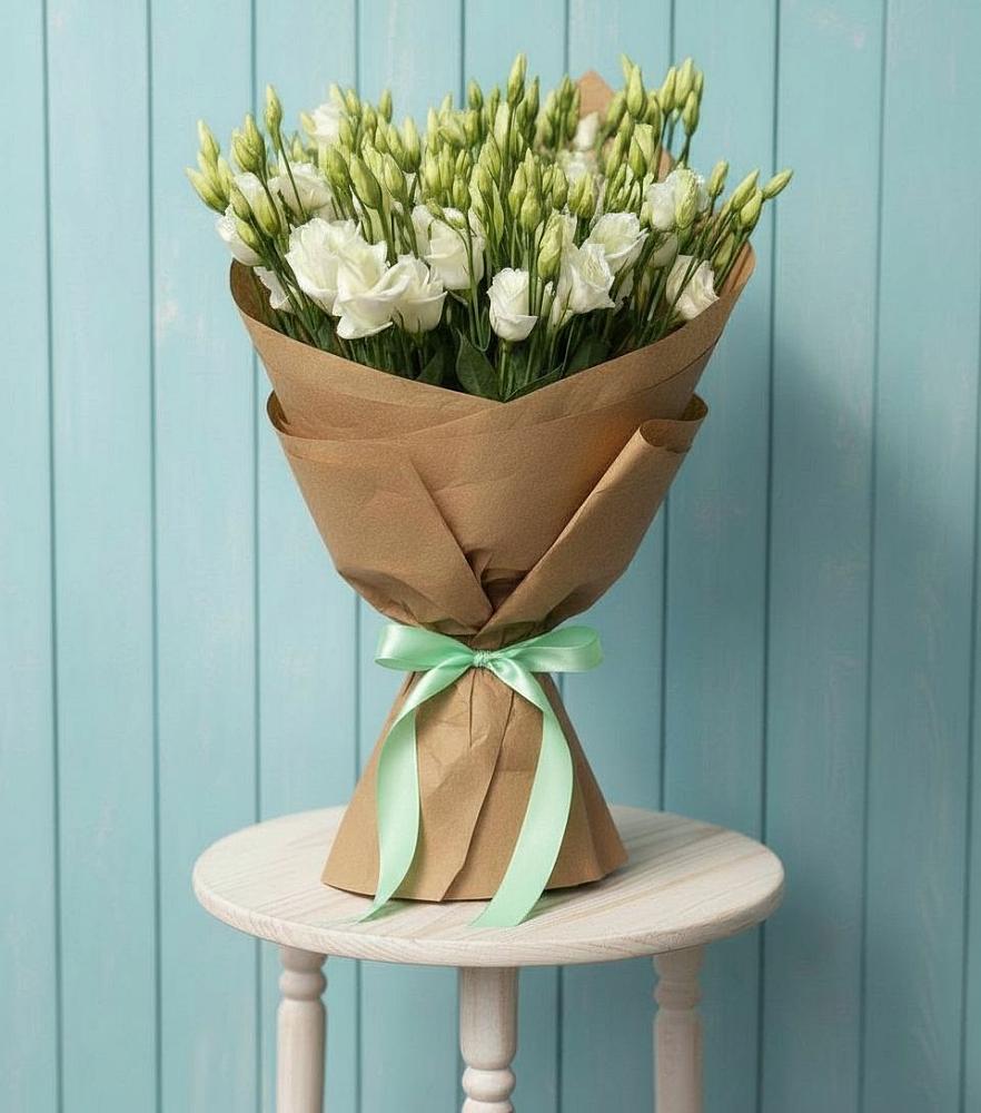 Букет цветов из: Лизиантусы в Корфовский