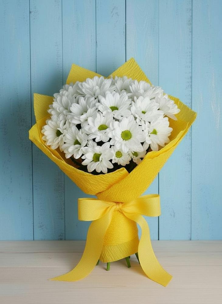 Букет цветов из: Хризантемы в Корфовский