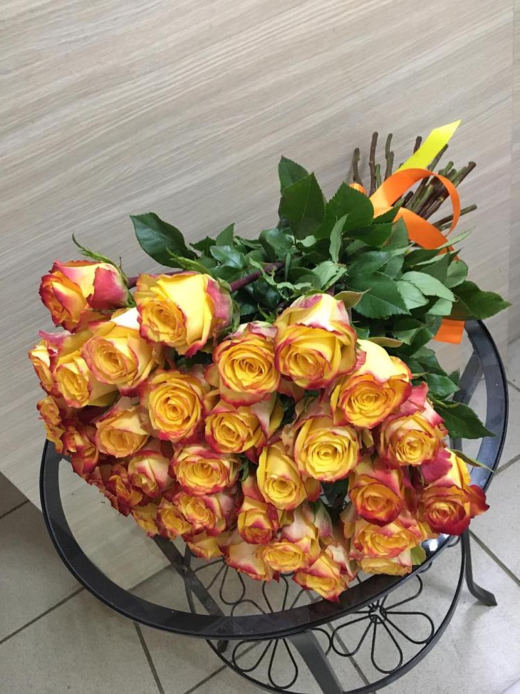 Букет Желтые розы в Корфовский