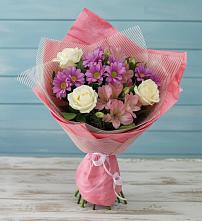 Букет цветов из:  Герберы в Корфовский