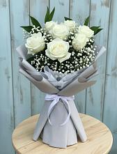 Букет цветов из:  Розы в Корфовский