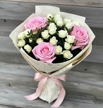 Букет цветов из:  Розы в Корфовский