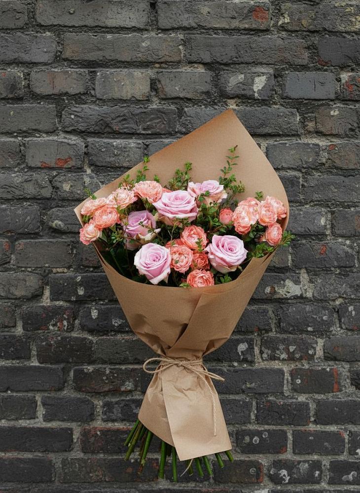 Букет цветов из: Розы в Корфовский