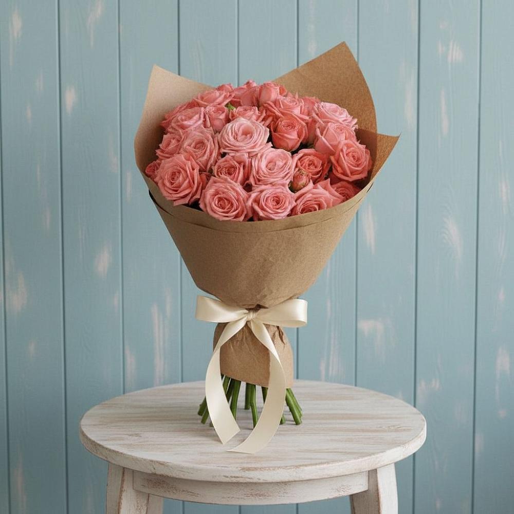 Букет цветов из: Розы в Корфовский