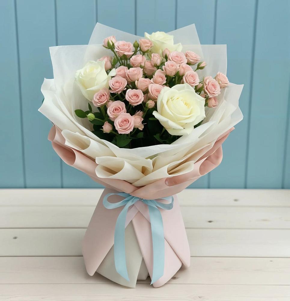 Букет цветов из: Розы в Корфовский