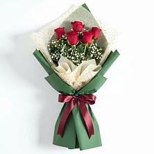 Букет цветов из:  Розы в Корфовский