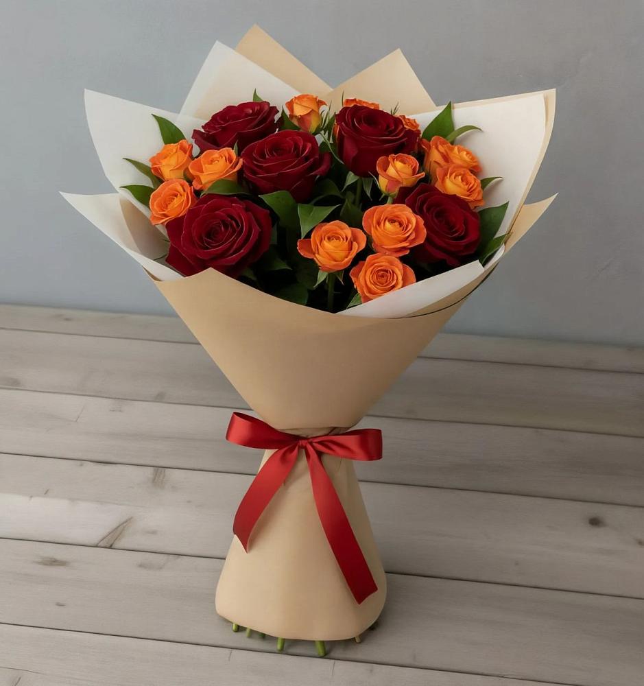 Букет Любовь и восторг в Корфовский